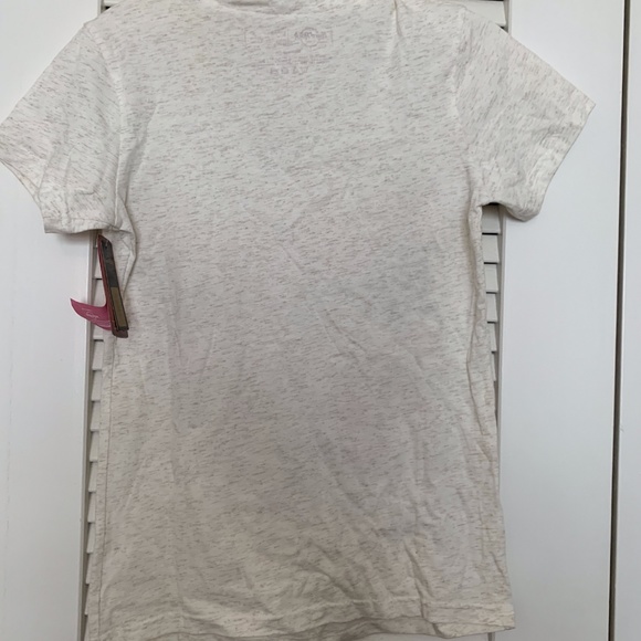 Hard Rock Cream & Pink Breast Cancer Awareness T - Picture 2 of 2